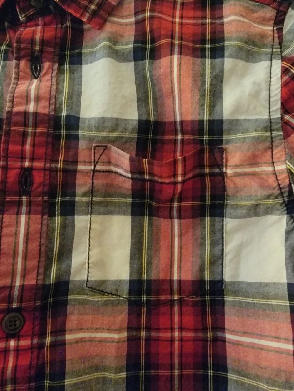 Gymboree Boy's Red Plaid Button-Up Shirt